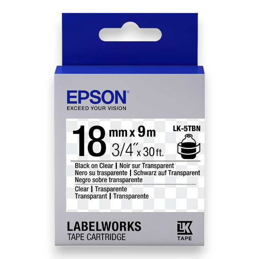 Picture of EPSON CLEAR TAPE CARTRIDGE 18MM X 9M